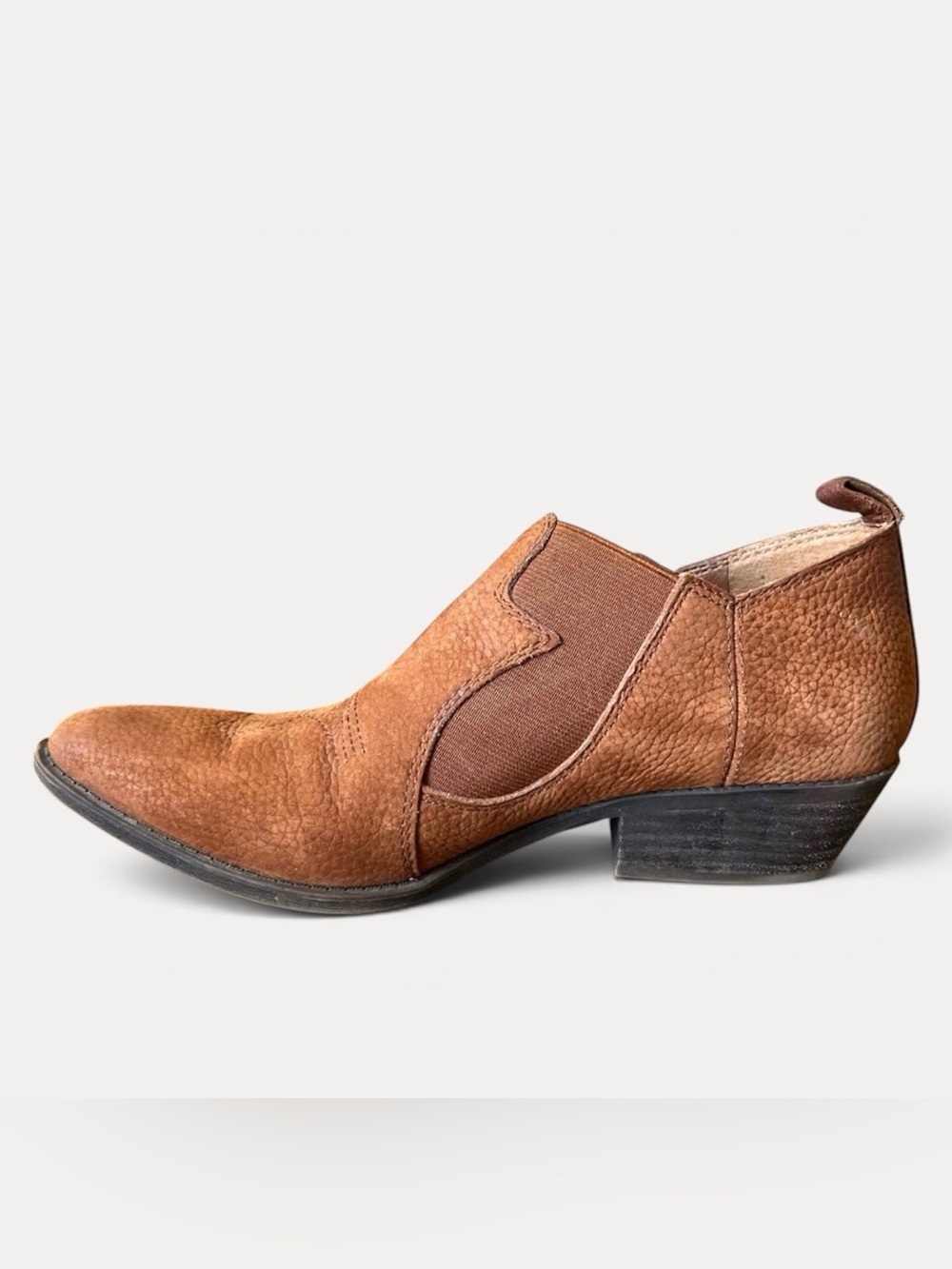Lucky Brand Tan Ankle Leather  Booties Women’s size 7.5 - Picture 8 of 15